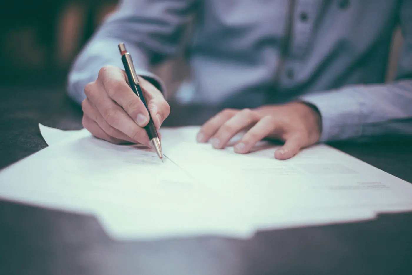 Tender documentation and compliance paperwork prepared for procurement review